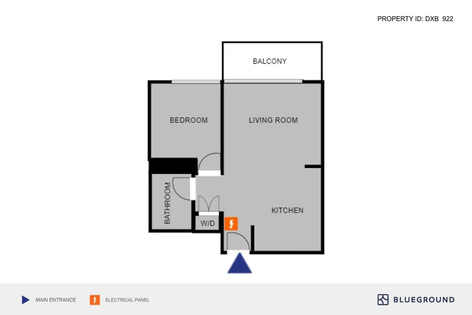 Blueground 5242 Tower Pool Elev Garage Dxb-922 Apartment Dubai